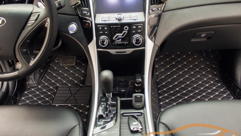 Thảm lót sàn ô tô 5D 6D Hyundai Sonata giá gốc tận xưởng, bảo hành trọn đời